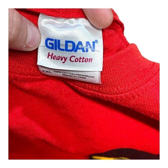 Chicago Blackhawks Jonathan Toews 19 Gildan XXL Cotton Jersey T-Shirt 2XL Red - Picture 3 of 7